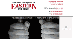 Desktop Screenshot of easternbailbonds.com